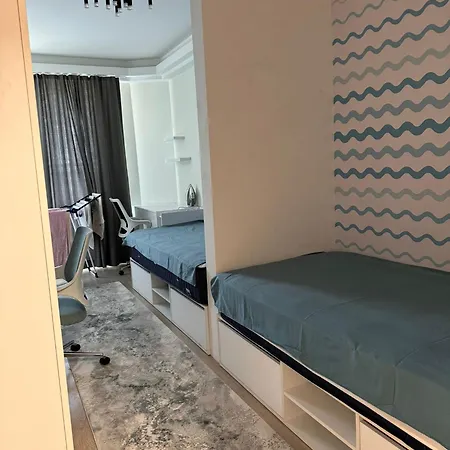 22nd Floor Lux Apt With Pool & Fitness Apartamento Skopie